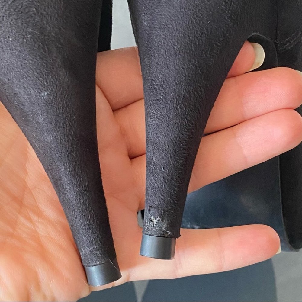 SOLD | Call It Spring Black Suede Ankle Booties EUC - Picture 12 of 13